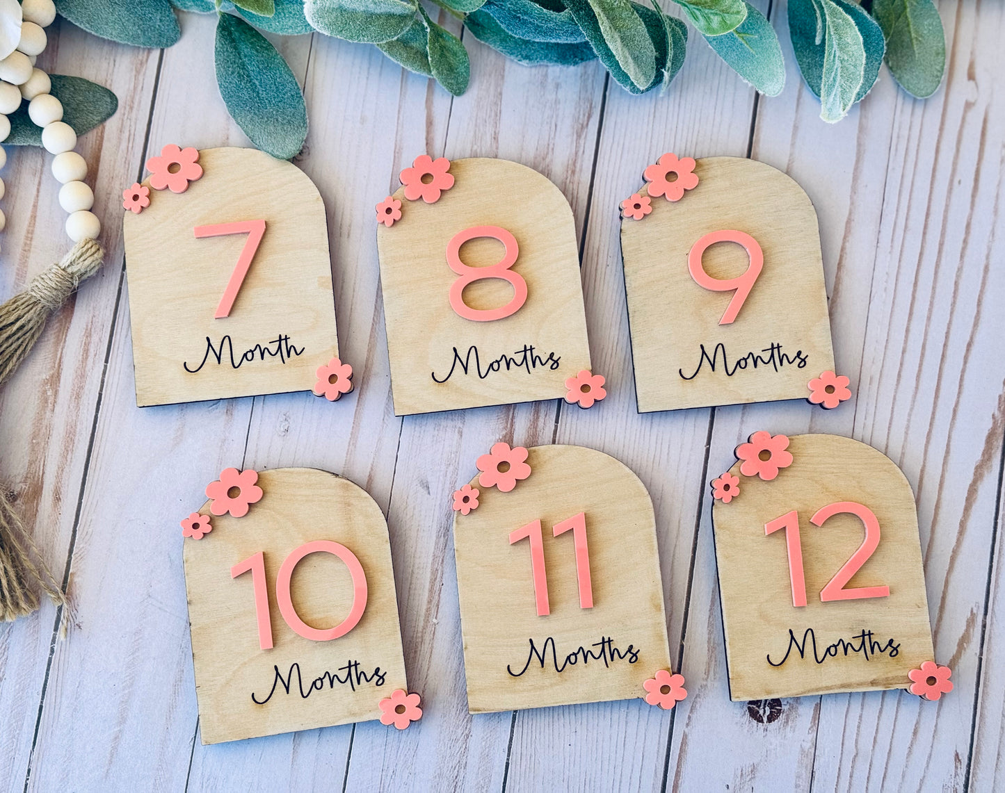 Baby Milestones, Arch & Daisy Design