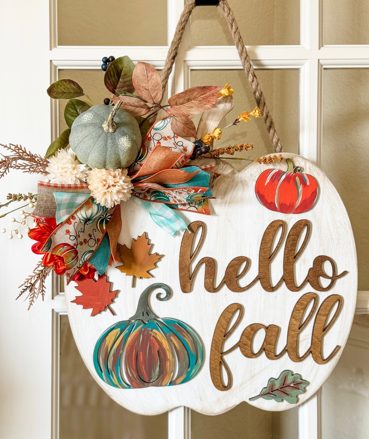 Hello Fall Door Sign