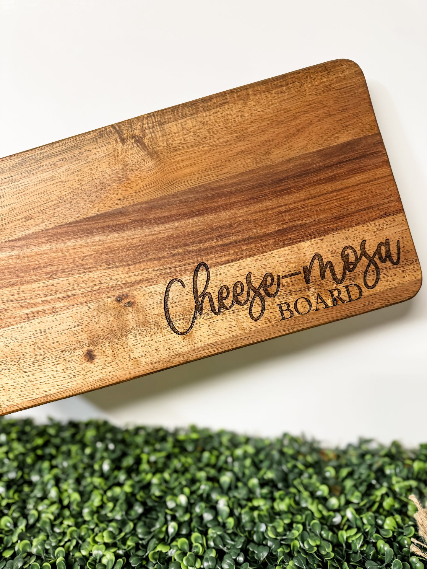 Cheese-Mosa Board engraved cutting board