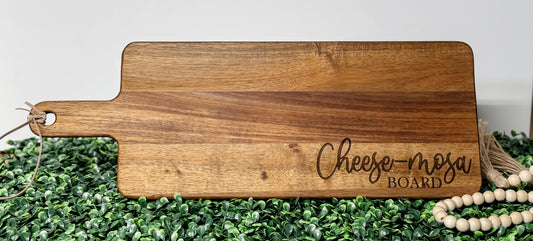 Cheese-Mosa Board engraved cutting board