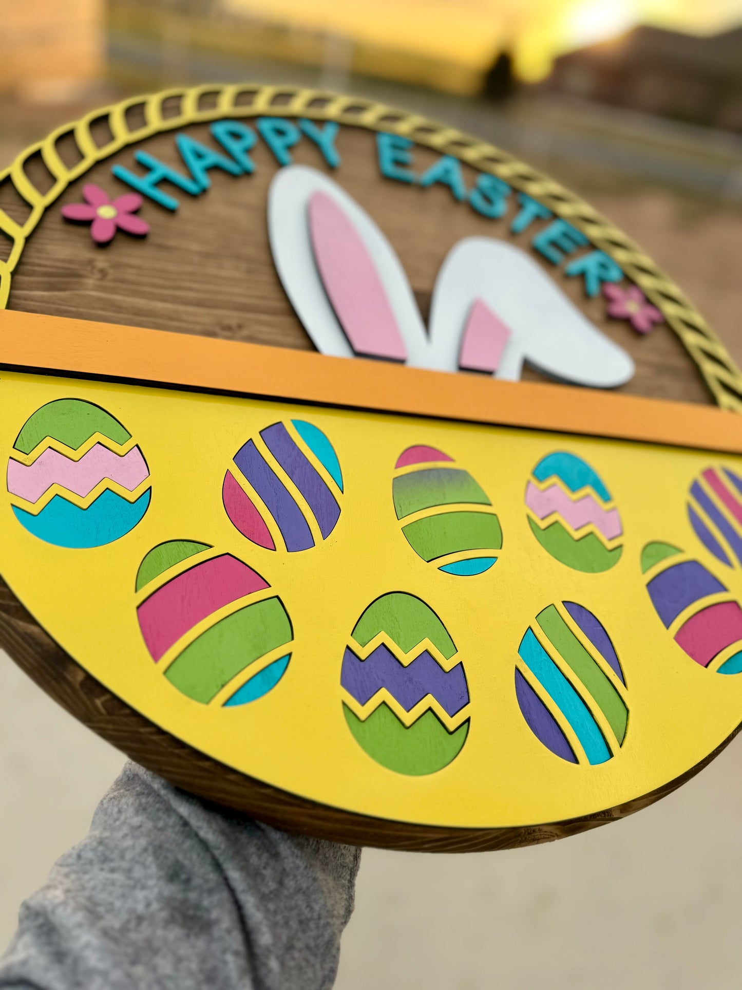 Happy Easter Door Sign