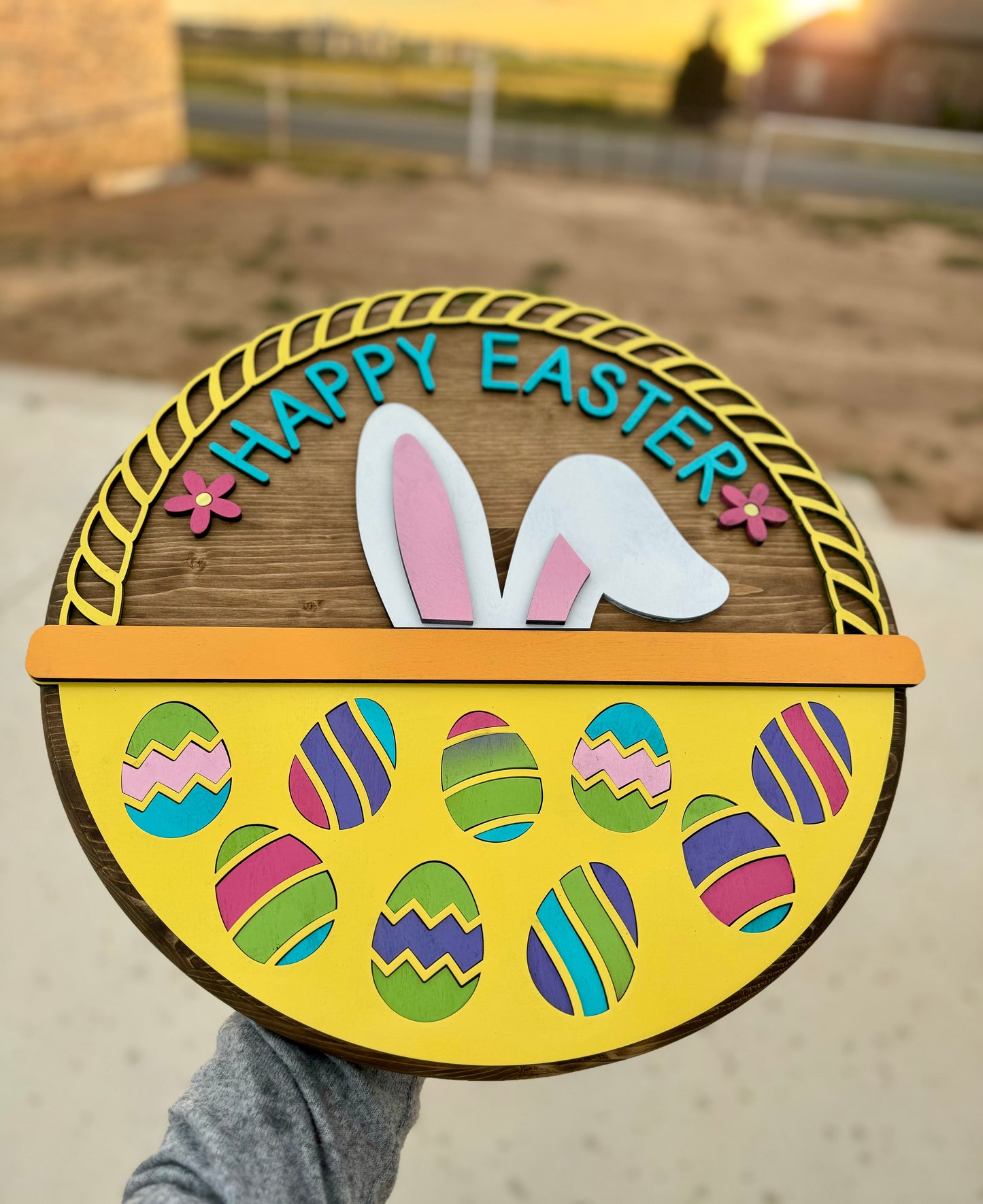 Happy Easter Door Sign