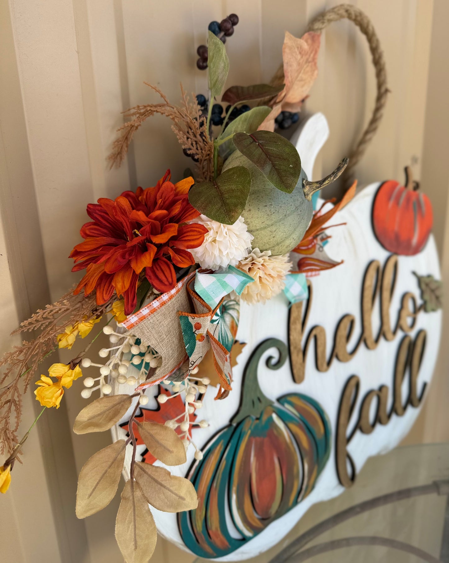 Hello Fall Door Sign