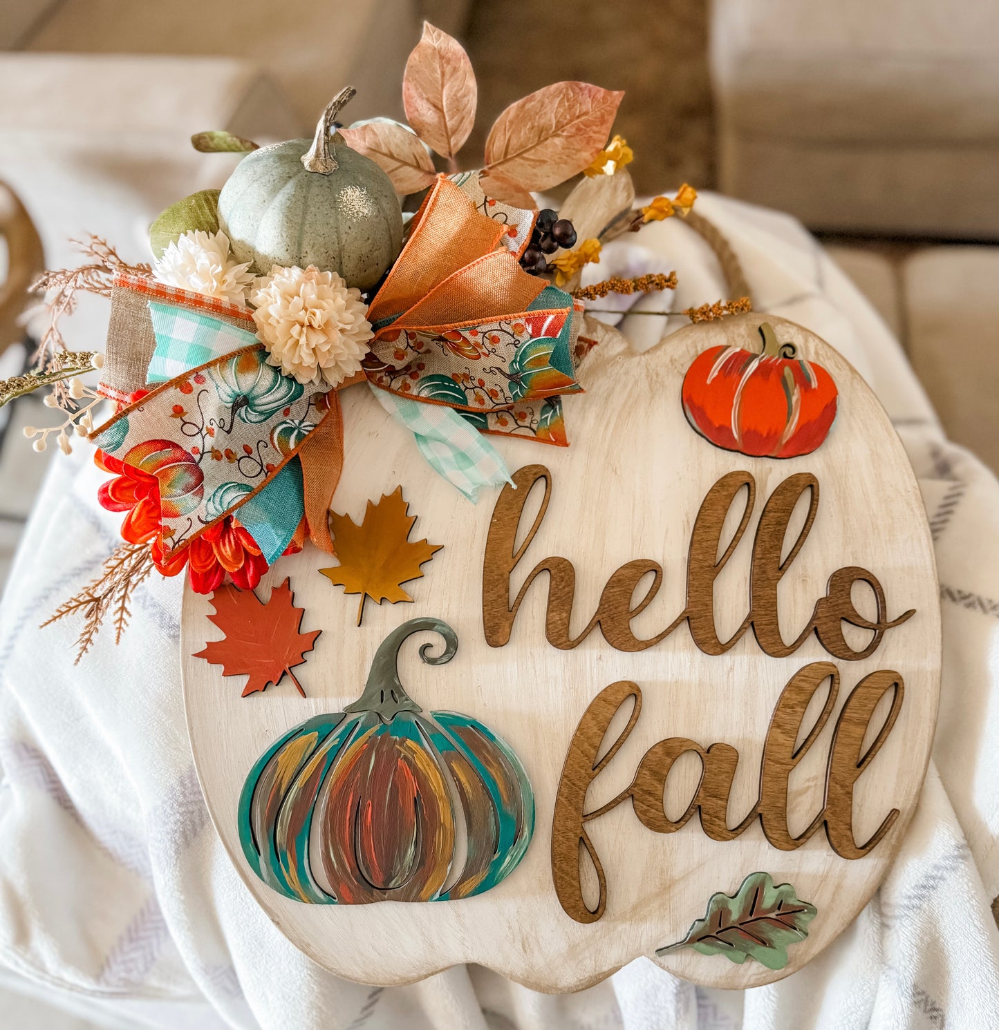 Hello Fall Door Sign