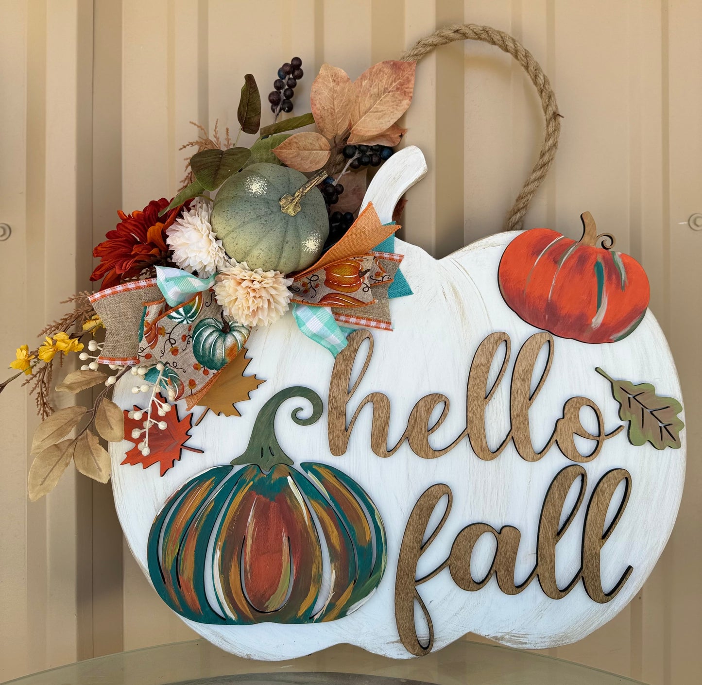 Hello Fall Door Sign