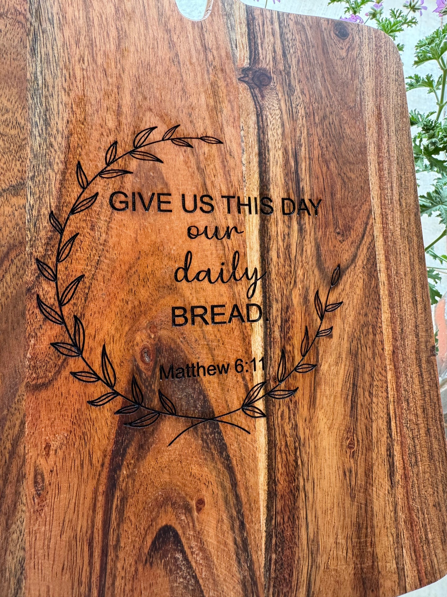 Give us This Day Our Daily Bread Cutting Board